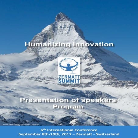 Zermatt Summit 2017 Speakers and Programme 