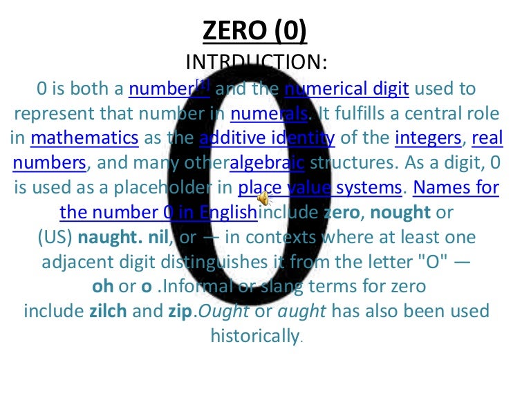 Zero