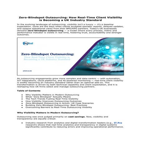 Real-Time Client Visibility in Zero-Blindspot Outsourcing | DOCX