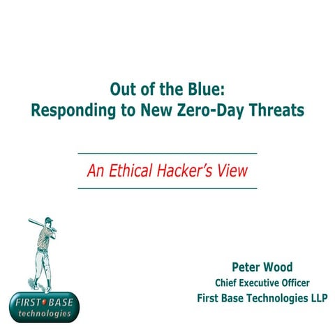 Out of the Blue: Responding to New Zero-Day Threats