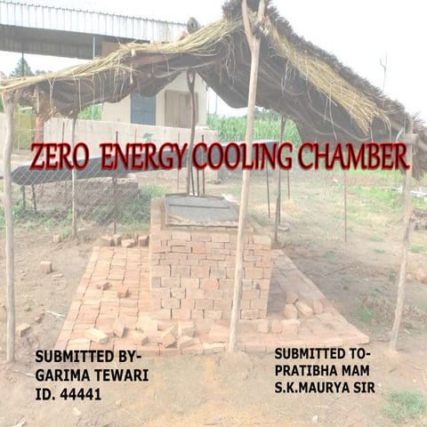 Zero energy cool chamber