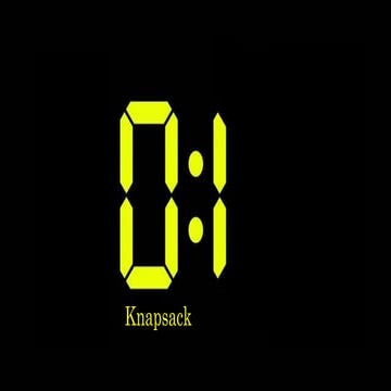 Zero one Knapsack | PPTX