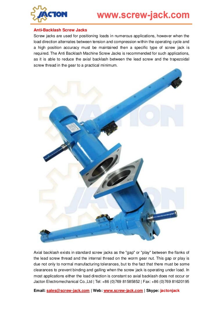 Zero backlash worm gear screw jacks, anti backlash screw lifting with…