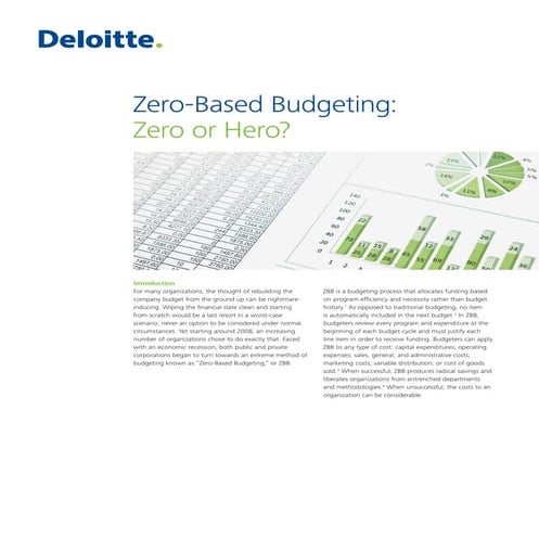 Zero based budgeting | PPTX