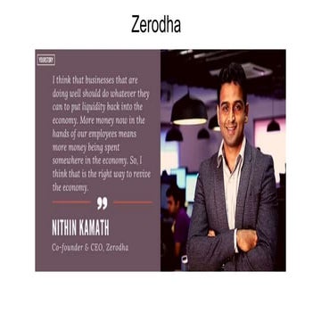 Zerodha: Journey of Nithin Kamath