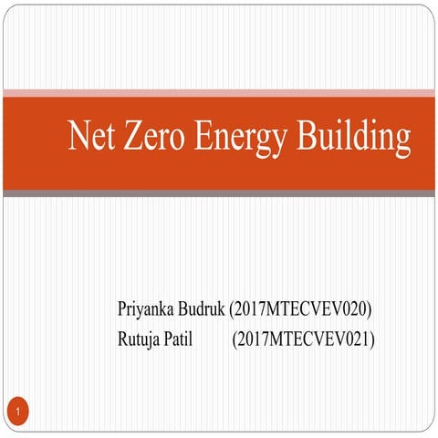 Zero energy building