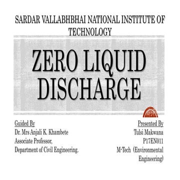 Zero liquid discharge