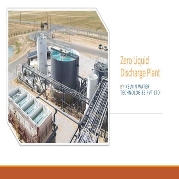 Zero Liquid Discharge Plant 