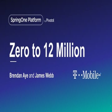 Zero to 12 Million