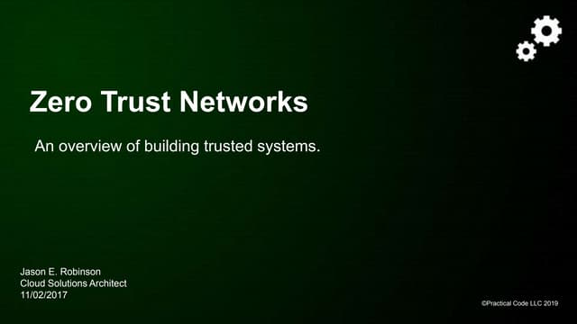 Zero Trust Networks