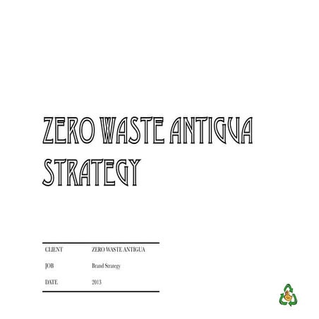 Zero Waste Antigua Strategy