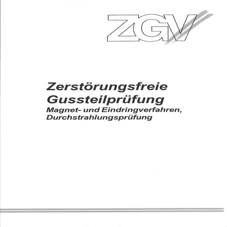 Zerstoerungsfreie gussteilpruefung