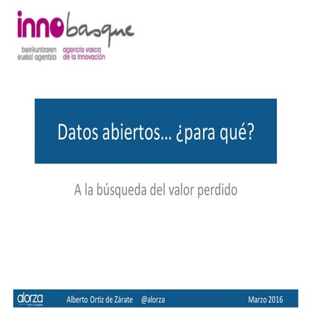 Aplicación de los principios de Open Government a las políticas ...