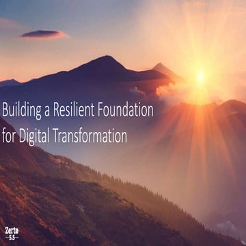 5 Pillars of resilient digital transformation | PPT
