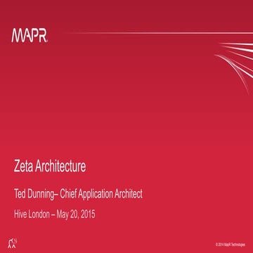 Zeta architecture - Hive London May15