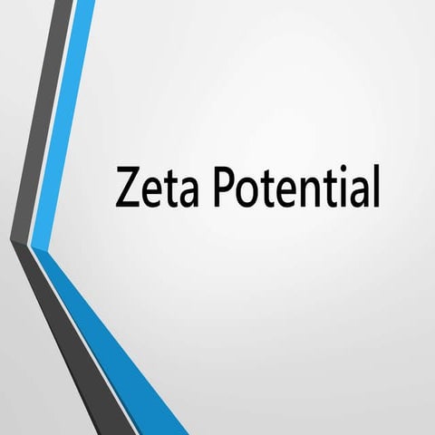 Zeta potential.
