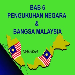 Sejarah Tingkatan Tingkatan 5:  Bab 6