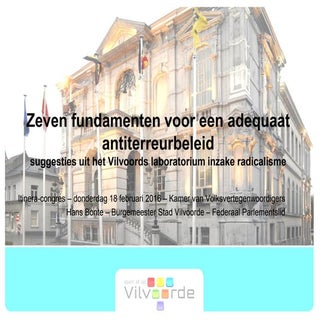 Zeven fundamenten voor een adequaat...