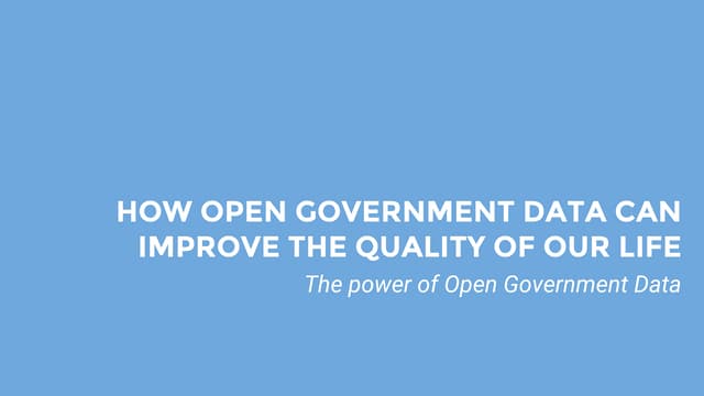 Jovana Pistek and Christian van der Kooi - Open government data workshop - BO...