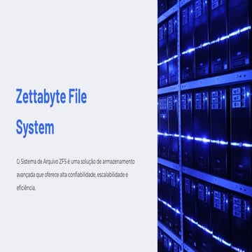 Sistema de Arquivos ZFS aplicado a Sistemas Operacionais