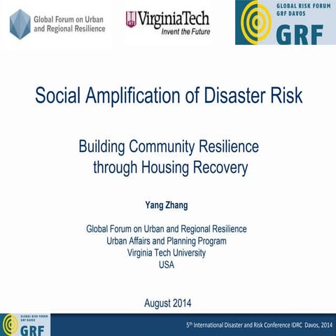 Urban disaster risk and displacement | PDF