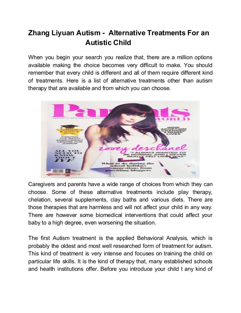 Do Alternative Treatments For Autism >> Zhang Liyuan Autism Tips For Trying Alternative Treatments Do Alternative Treatments For Autism >> Zhang Liyuan Autism Tips For Trying Alternative Treatments