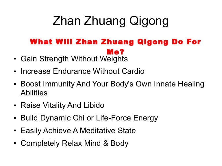 Zhan zhuang Qigong