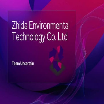 Zhida Case solution for waste sorting and better future | PPTX
