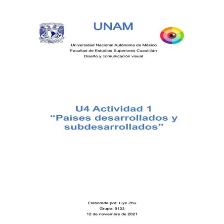 Economía Países desarrollados y subdesarrollados