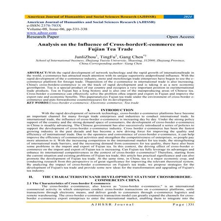Cross Border E-Commerce Deck | PDF