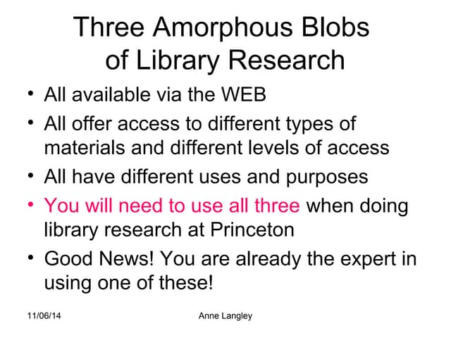 Three amorphous blobs theory 2014