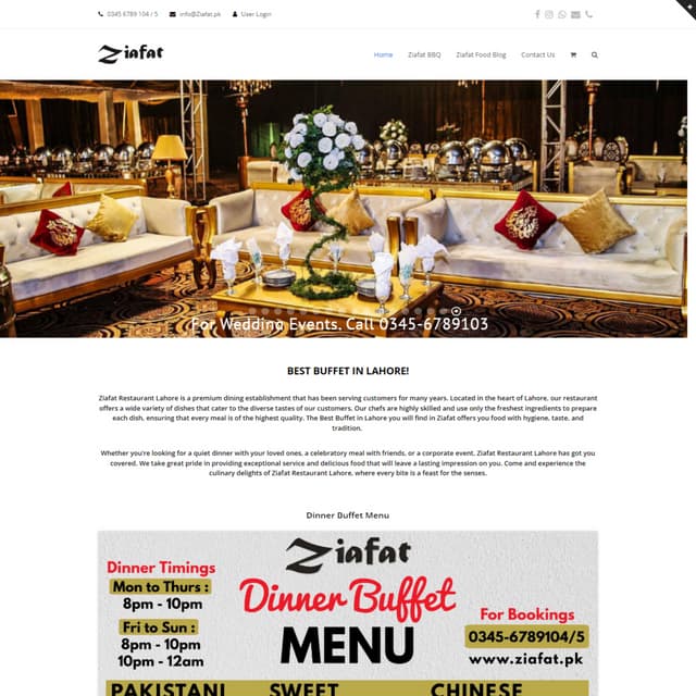 Transforming Ziafat.pk: A WordPress Success Story