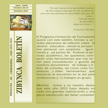 Zibynca Boletín Vol.2 No.15
