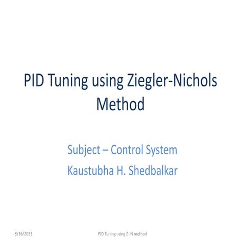 Ziegler-Nichols methods.pptx