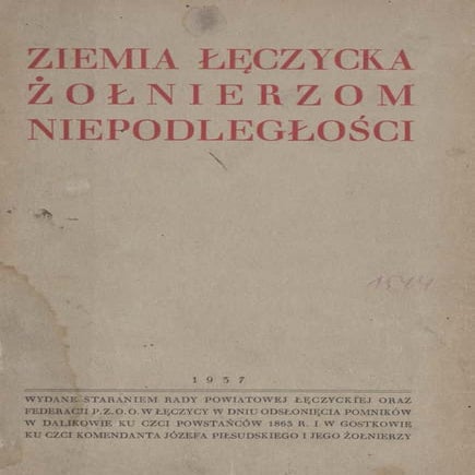 Ziemia leczycka zolnierzom niepodleglosci