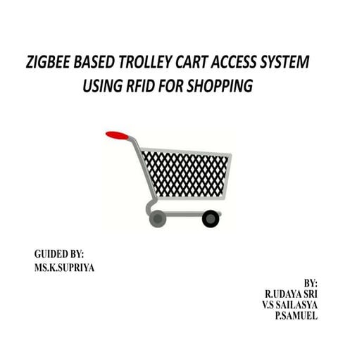 Zigbee based trolley cart access system using rfid