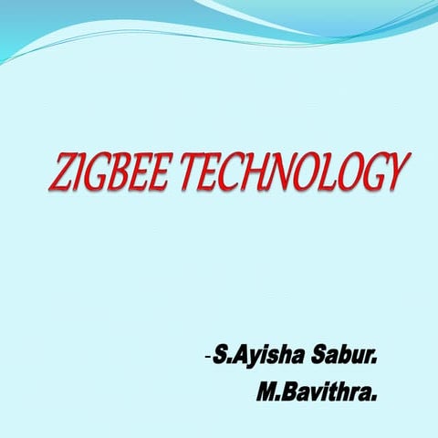 Zigbee technology