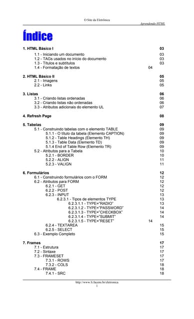 Guia de HTML
