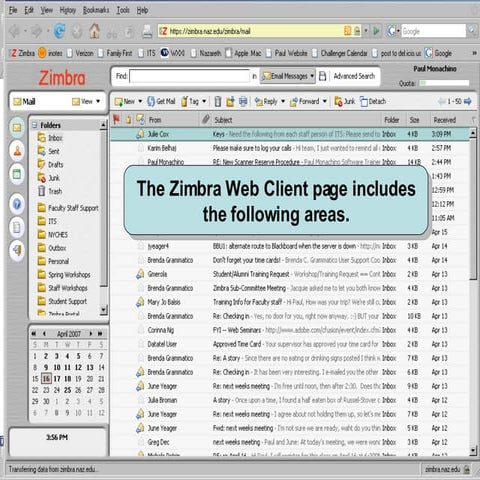 Zimbra Overview