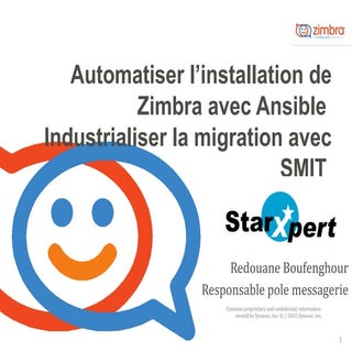  Zimbra Forum France 2016 - Automat...