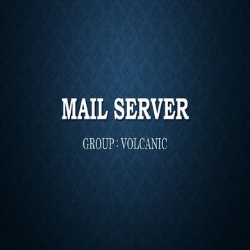 Zimbra mail server