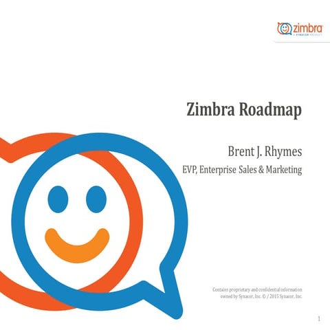 Zimbra Roadmap 2015/2016