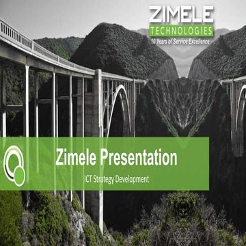 Zimele presentation  IT strategy