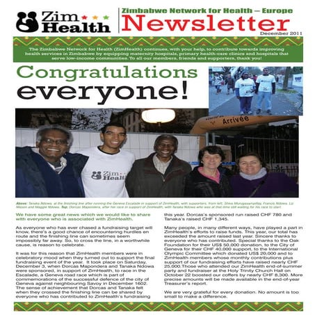 ZimHealth newsletter December 2011