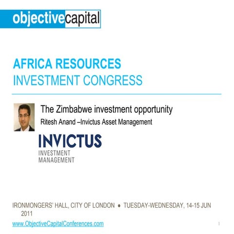 The Zimbabwe investment opportunity
