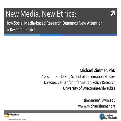 New Media, New Ethics - ICA 2012