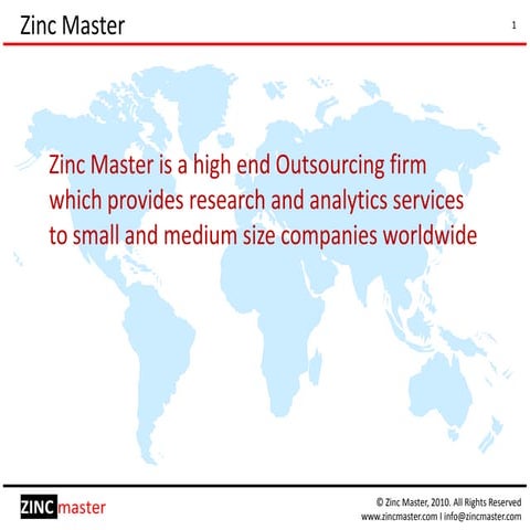 Zinc Master Overview