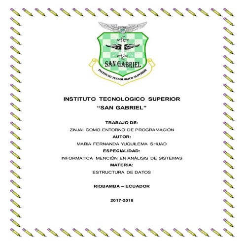 Zinjai como entorno de programación 