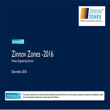 Zinnov Zones 2016 - Product Engineering Services