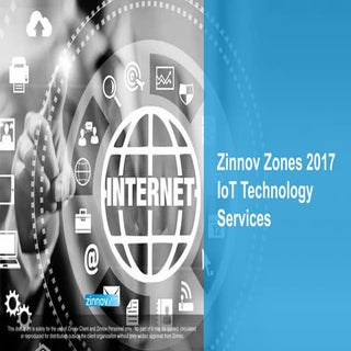 Zinnov Zones for IoT Services 2017